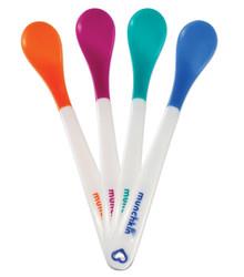 Image of Kitchen & Dining. Product name - White Hot Infant Spoons 4pk in colour by brand - Toymate