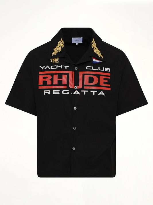 Rhude Regatta Club Shirt (Black)