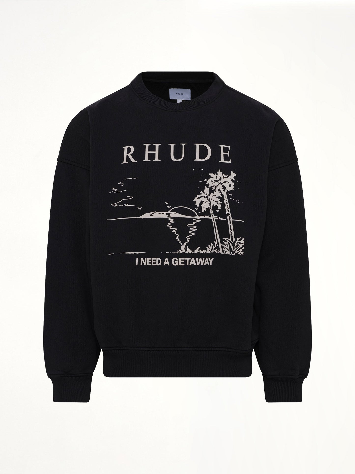 RHUDE I Need A Getaway Sweatshirt (Black)