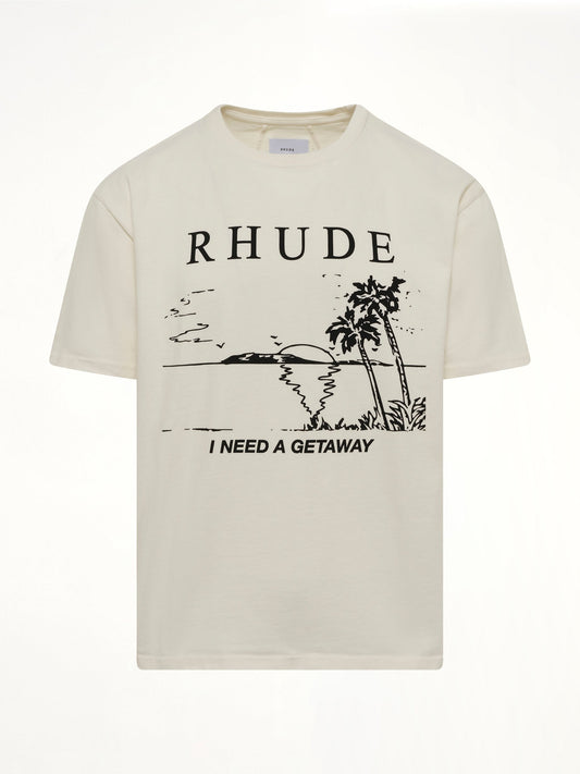 RHUDE I Need A Getaway T-Shirt (White)