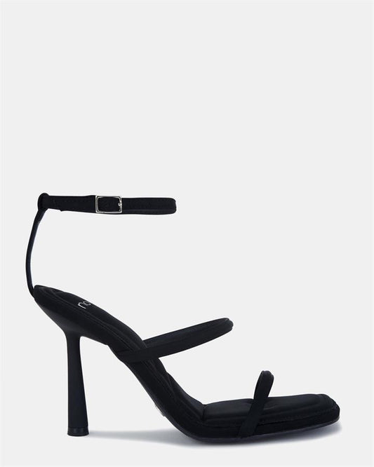 Image of Sandals. Product name - Zharna Women's Fast Fashion BLACK Novo Sandals in Black colour by brand - NOVO