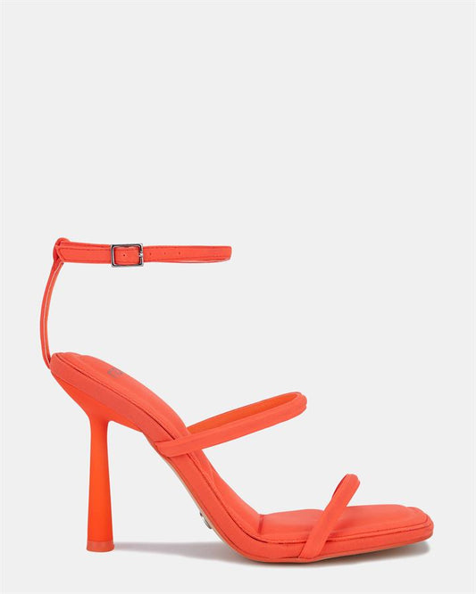 Image of Sandals. Product name - Zharna Women's Fast Fashion ORANGE Novo Sandals in Orange colour by brand - NOVO