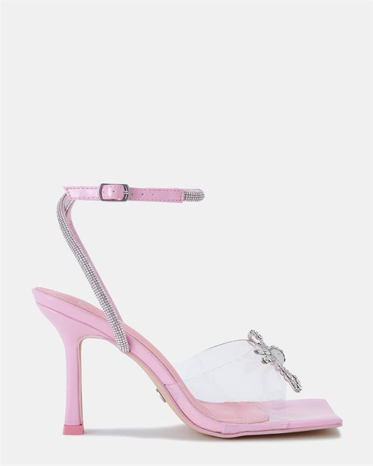 Image of Sandals. Product name - Zallure Women's Fast Fashion PINK Novo Sandals in Pink colour by brand - NOVO