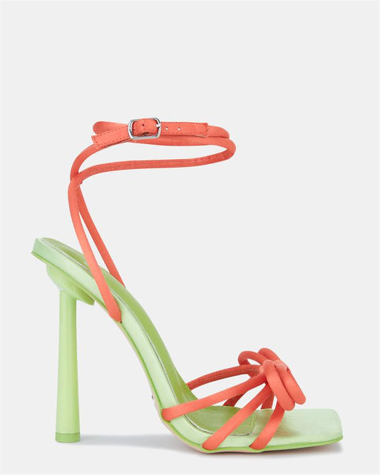 Image of Sandals. Product name - Zalamity Women's Fast Fashion GREEN MULTI Novo Sandals in Green Multi colour by brand - NOVO