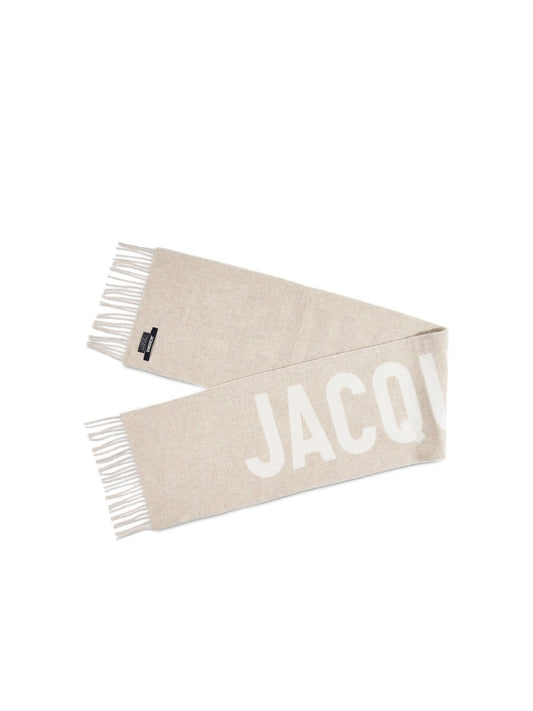 Image of Accessories. Productname: JACQUEMUS L'echarpe Jacquemus Scarf in BEIGE colour by brand - JACQUEMUS