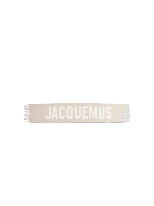 JACQUEMUS L'echarpe Jacquemus Scarf (Beige)