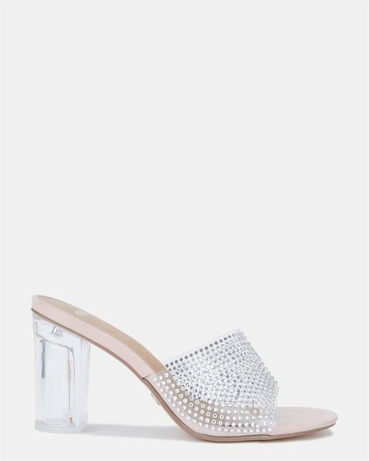 Image of Heels. Product name - Ferraz Luxe Women's Evening Shoes DIAMOND Novo Evening in Diamond colour by brand - NOVO