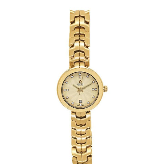 Image of Watches. Productname: Roberto Carati Willow Yellow Gold Toned Women's Watch M9316-V2 in Watch colour by brand - Roberto Carati