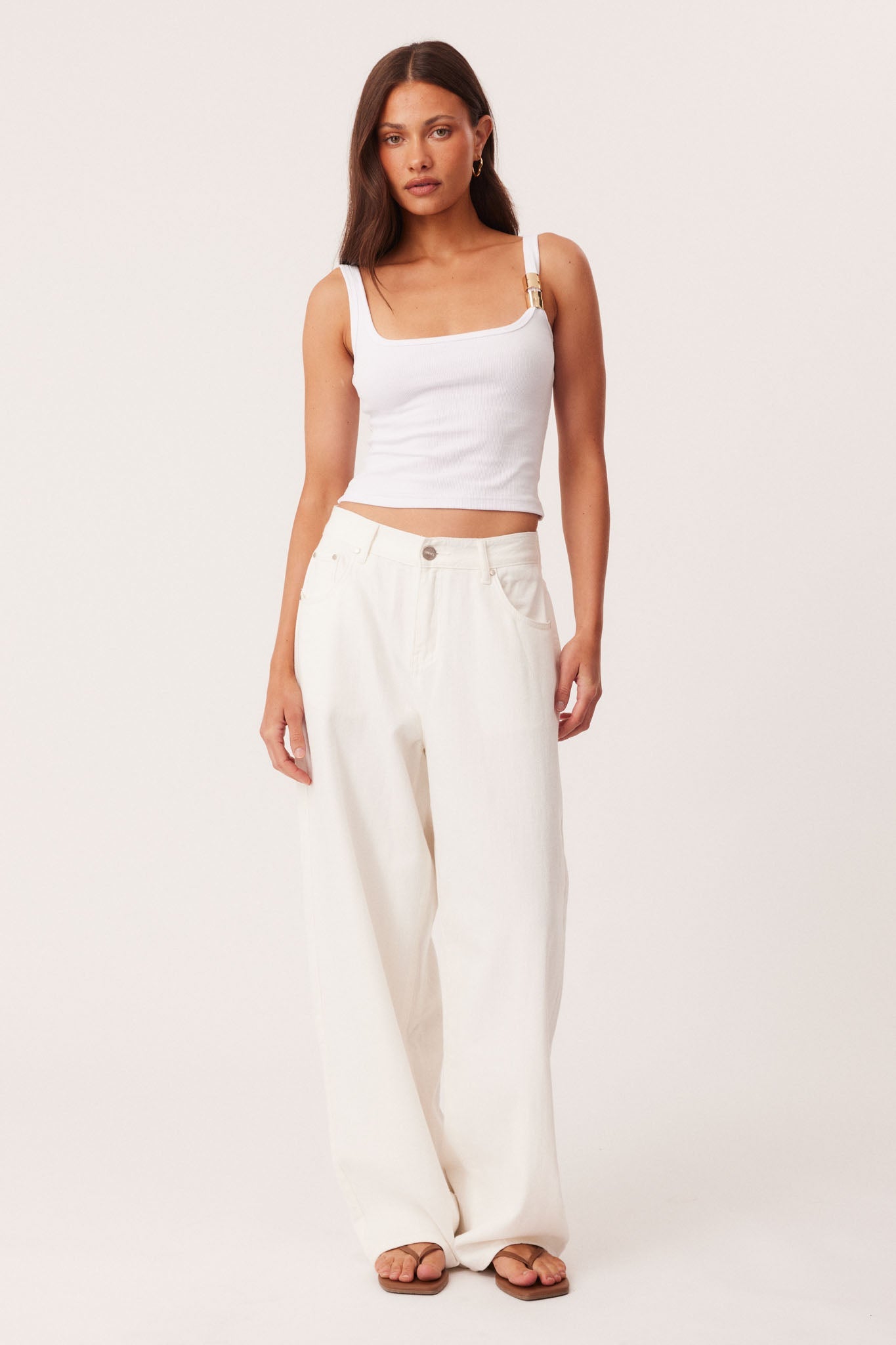 SNDYS CLEA TANK TOP (White)
