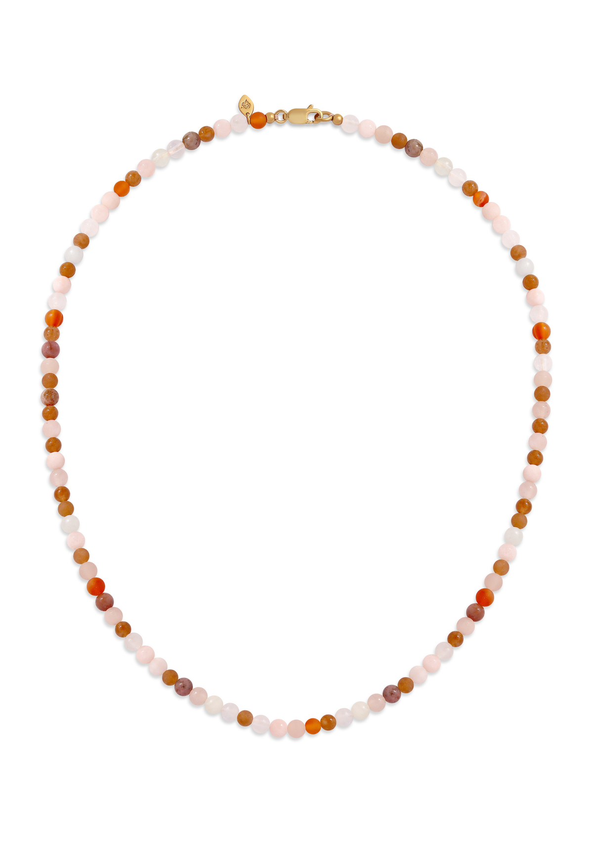 Image of Accessories. Productname: Auguste The Label Solstice Gemstone Necklace in Print colour by brand - Auguste The Label
