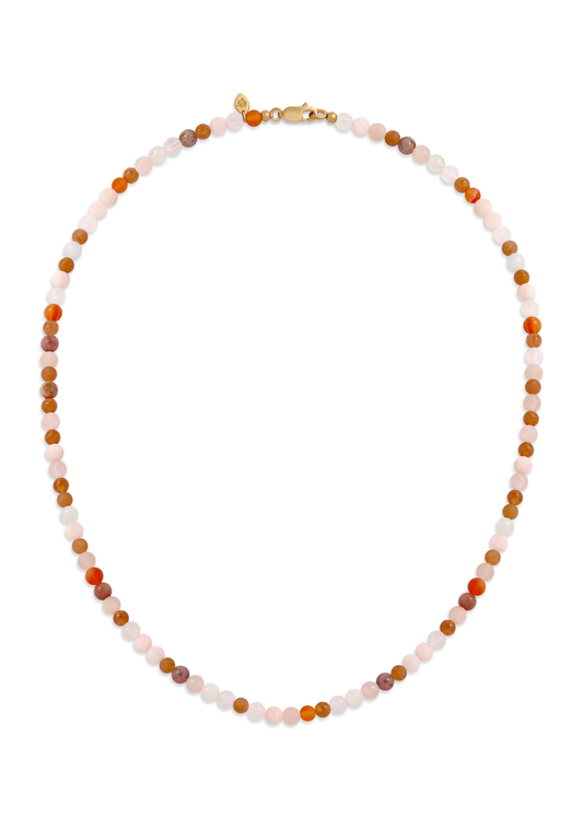 Image of Accessories. Productname: Auguste The Label Solstice Gemstone Necklace in Print colour by brand - Auguste The Label