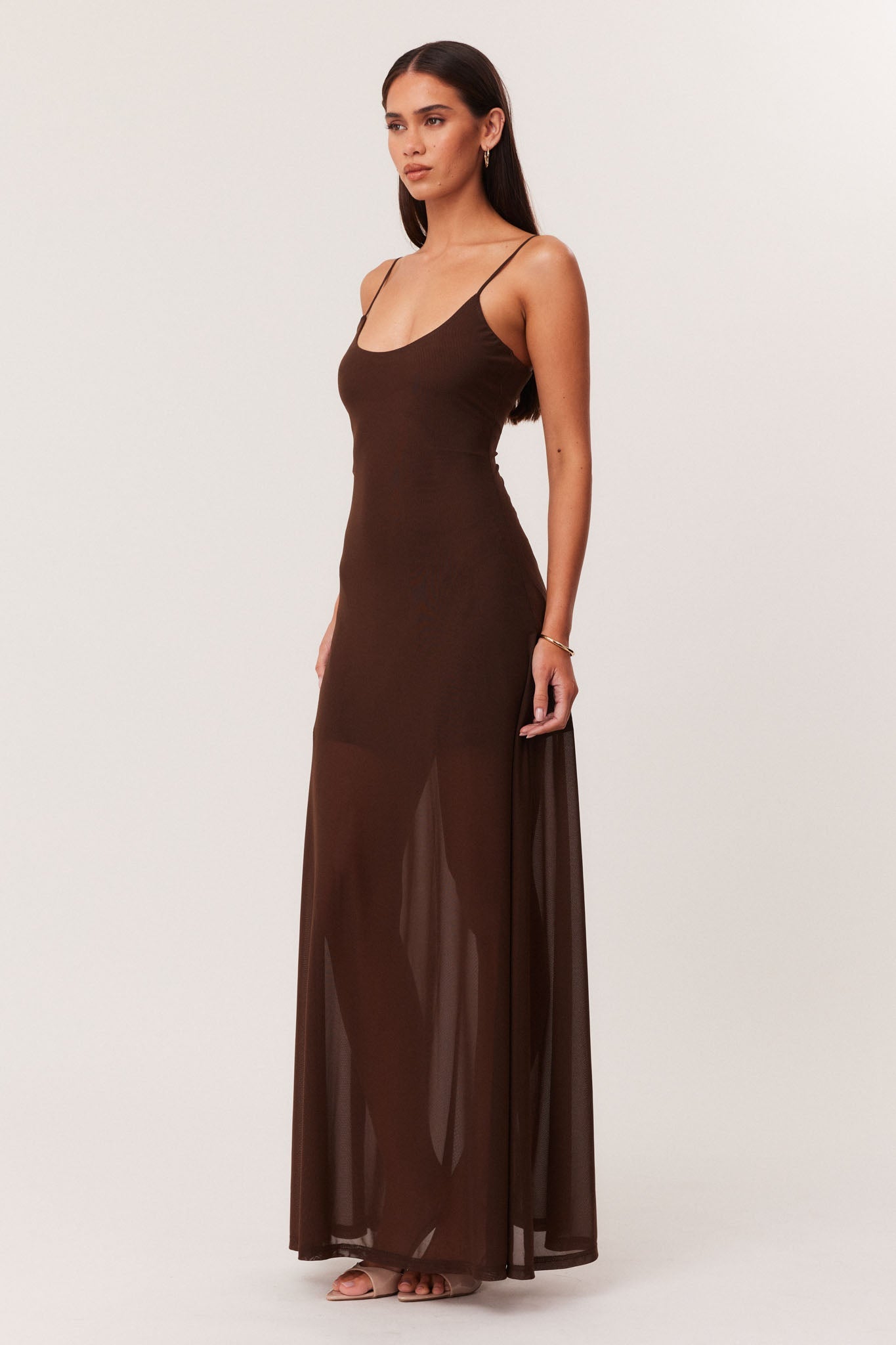 SNDYS ALESSANDRA MAXI DRESS (Chocolate)