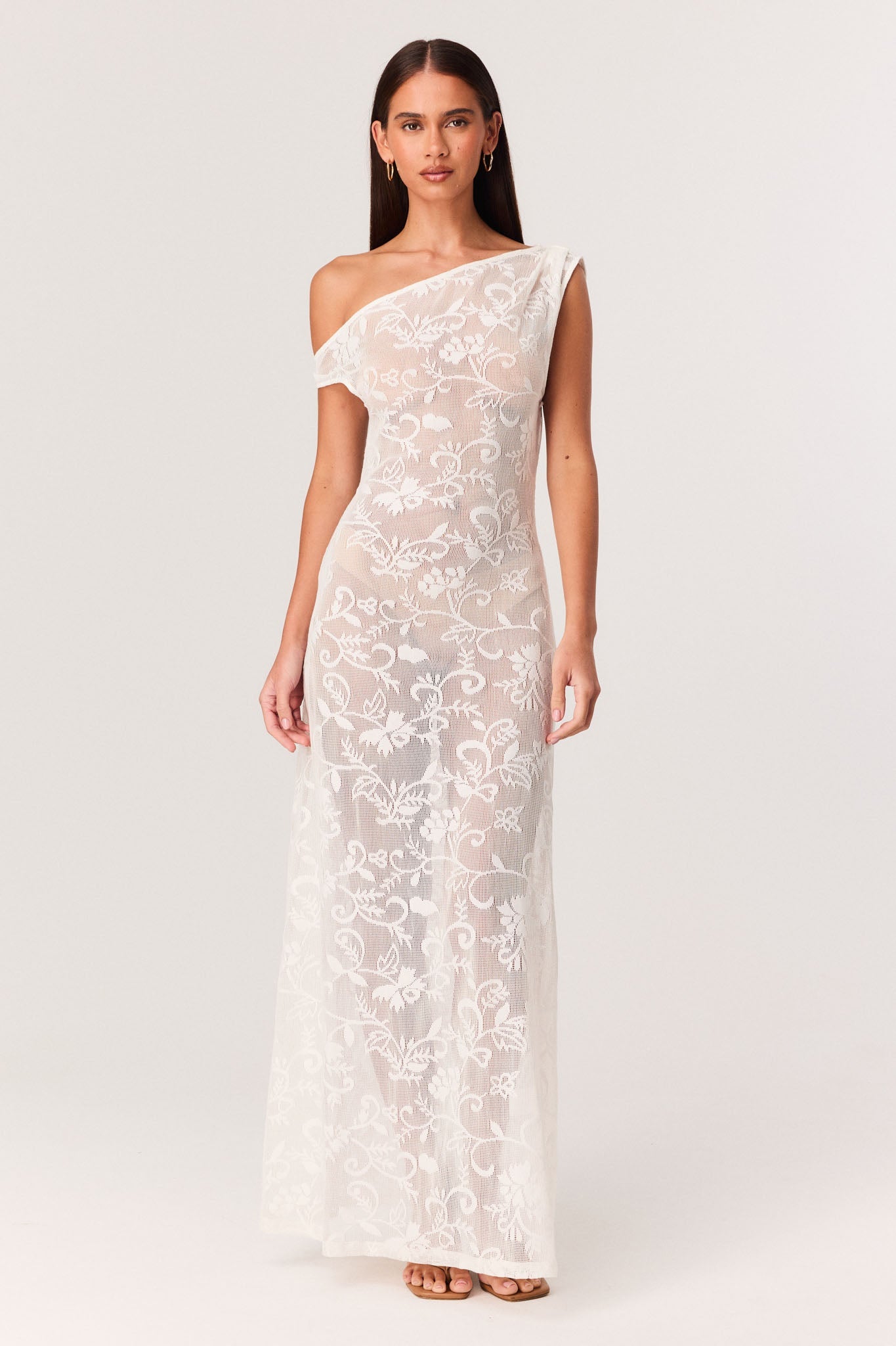 SNDYS ZAILANI MAXI DRESS (White)