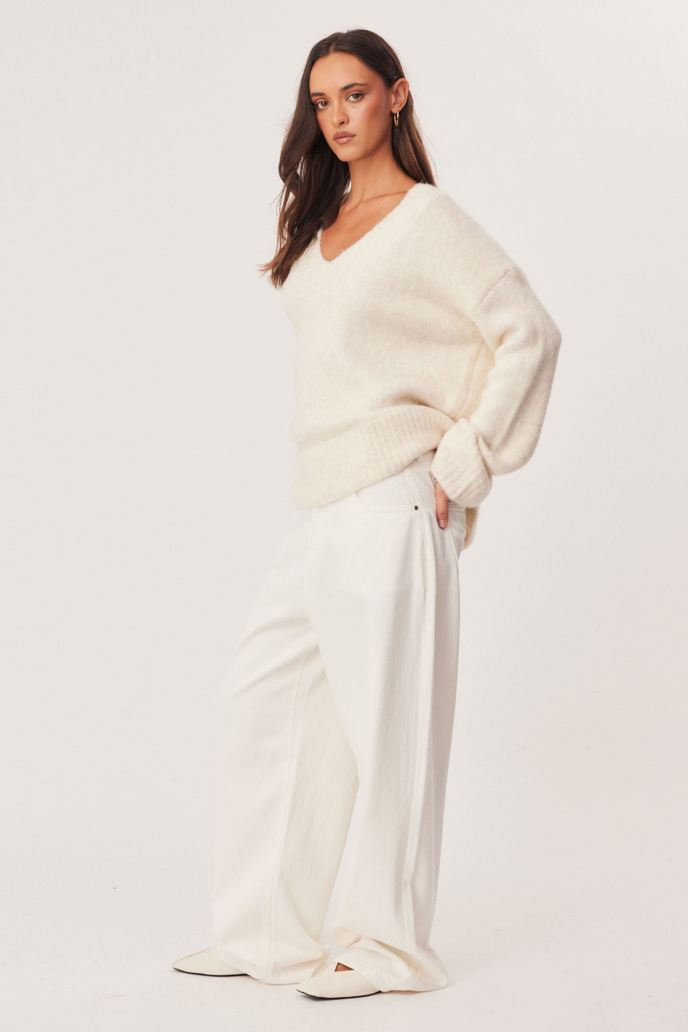 SNDYS ODELIA KNIT JUMPER (Cream)