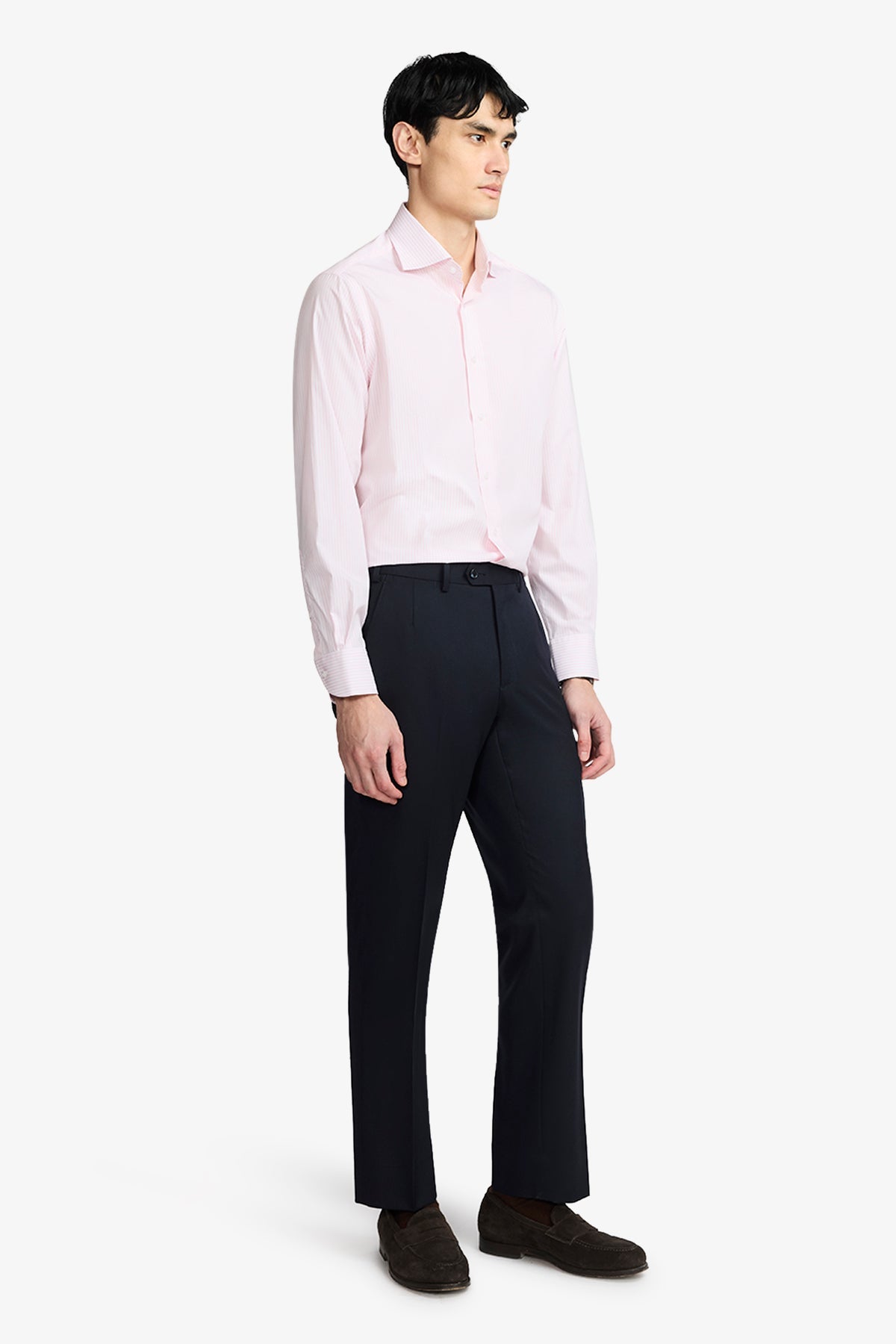 Anthony Squires Nigel Formal Shirt Bengal Stripe (Pink)