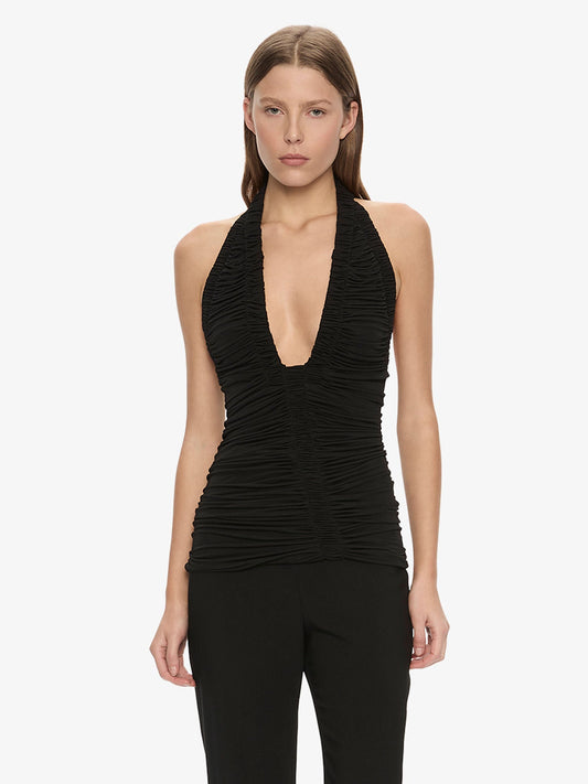 Image of Clothing Tops. Product name - Orion Top in Black colour by brand - CHRISTOPHER ESBER