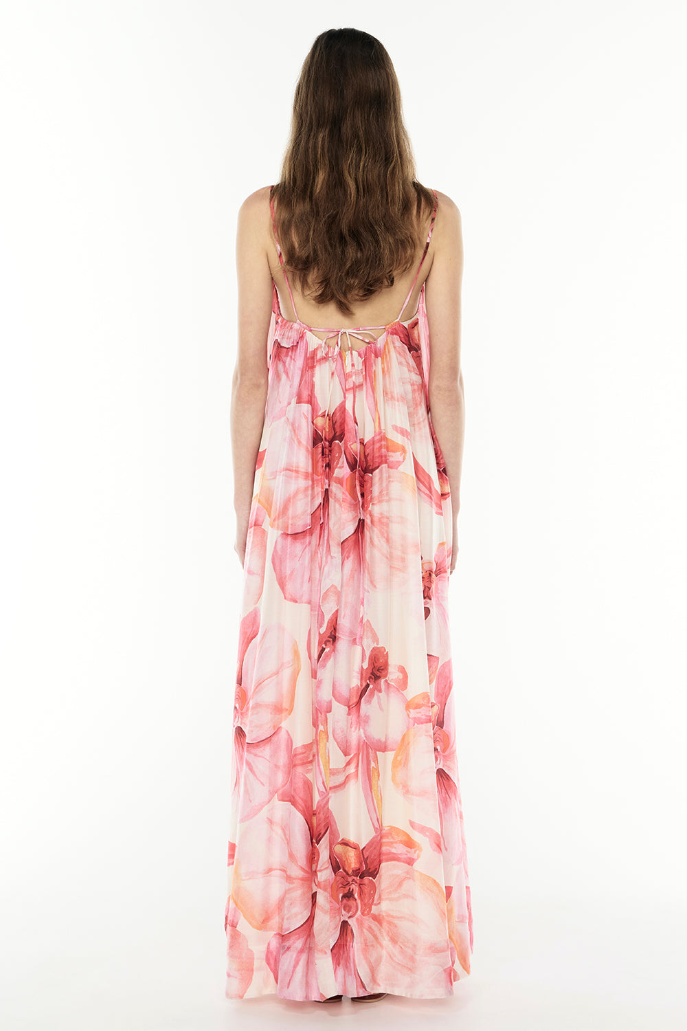 Still Life Maxi Dress (Pink/Melon)