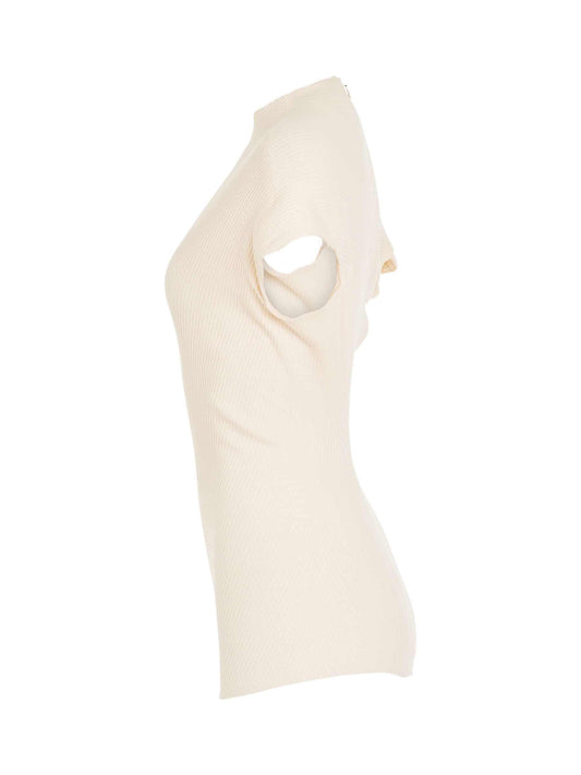 KHAITE Helene Top (Cream)