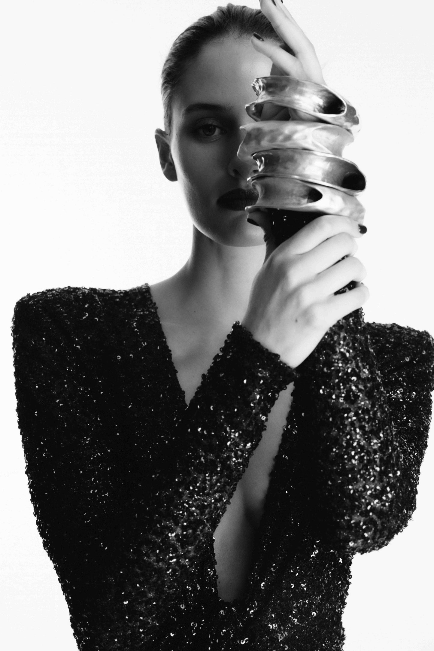 Carla Zampatti Sculptural Bangle (Burnt Gold)