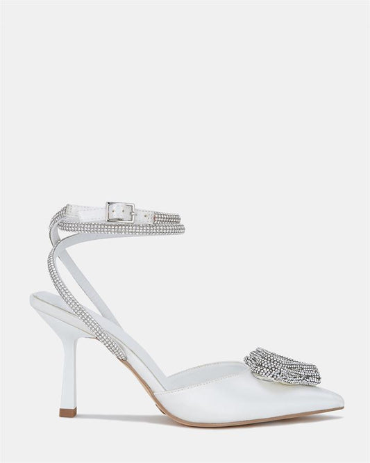 Image of Sandals. Product name - Zalover Women's Fast Fashion WHITE Novo Sandals in White colour by brand - NOVO