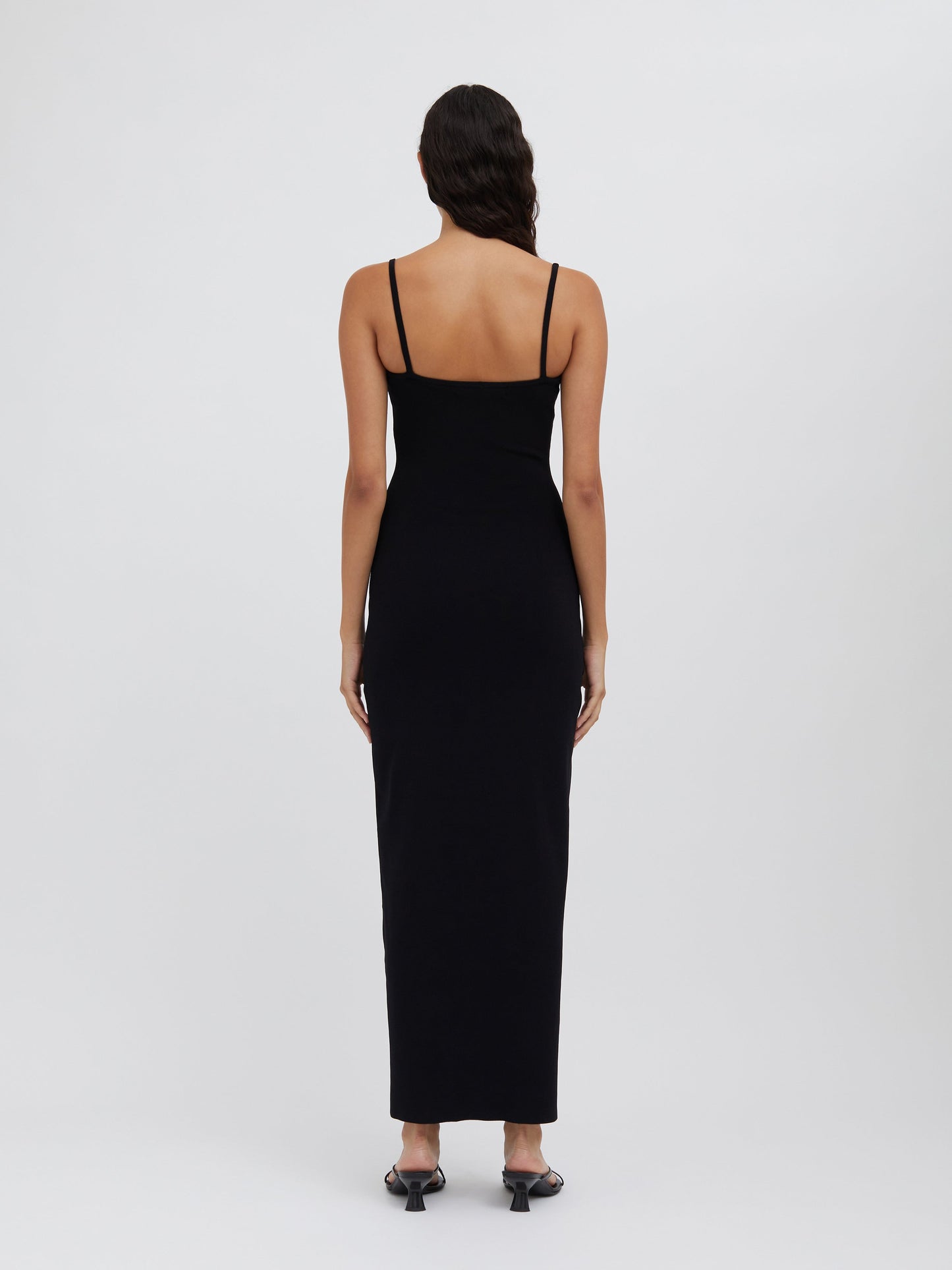 Christopher Esber Salacia Wire Column Dress (Black)