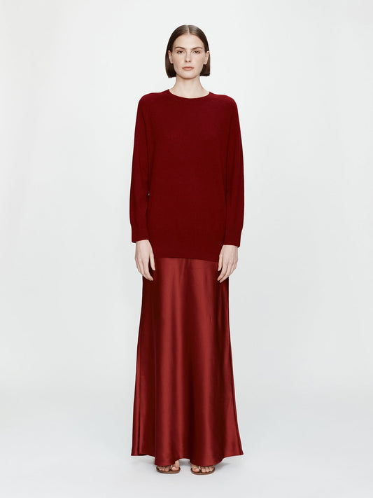 Image of Dresses. Productname: CHRISTOPHER ESBER Monument Long Dress in Wine colour by brand - CHRISTOPHER ESBER