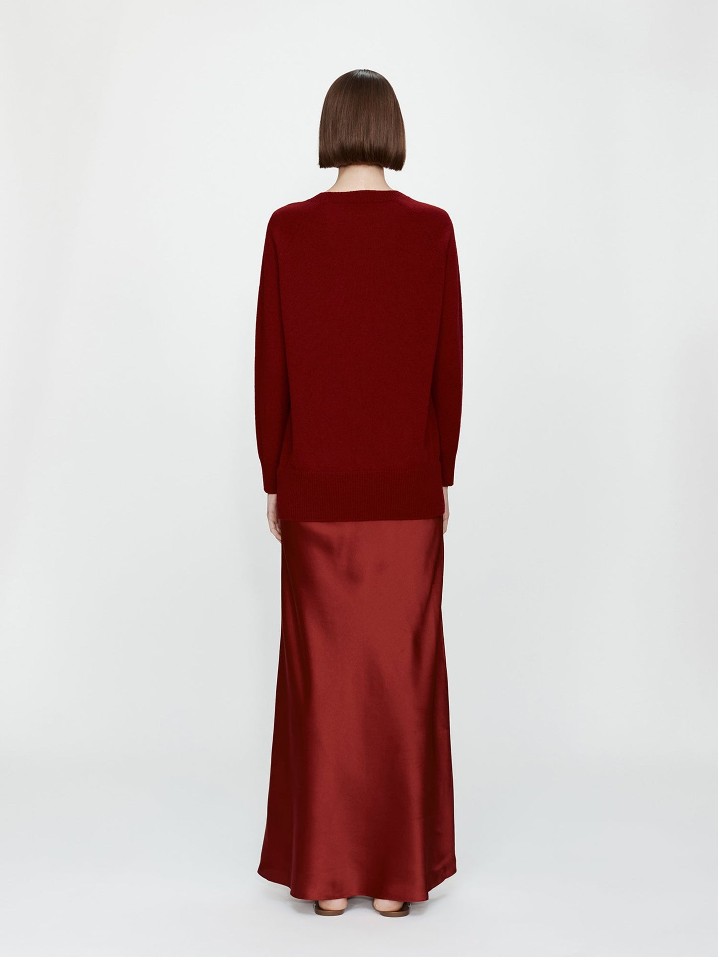 CHRISTOPHER ESBER Monument Long Dress (Wine)