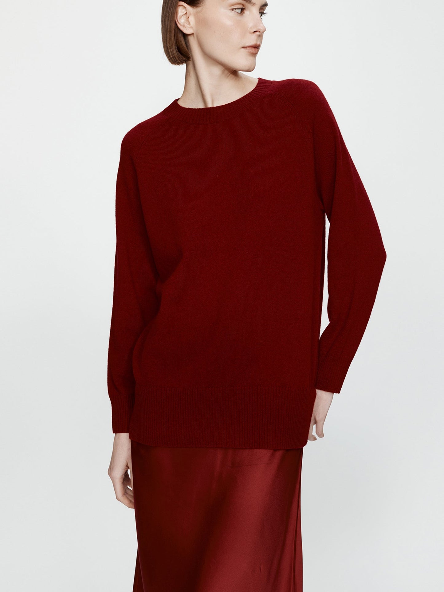 CHRISTOPHER ESBER Monument Long Dress (Wine)