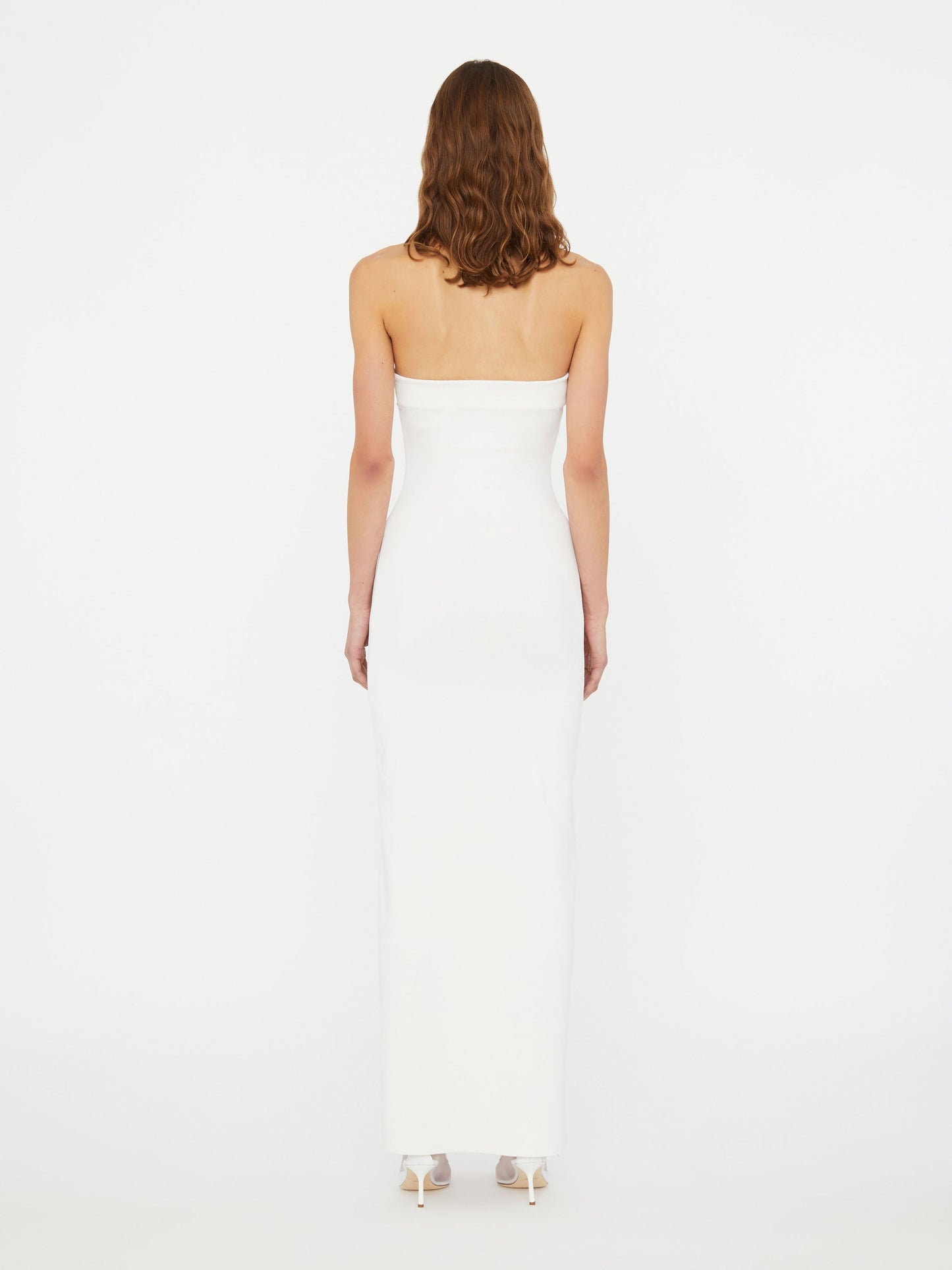 Christopher Esber Salacia Wire Strapless Dress (White)
