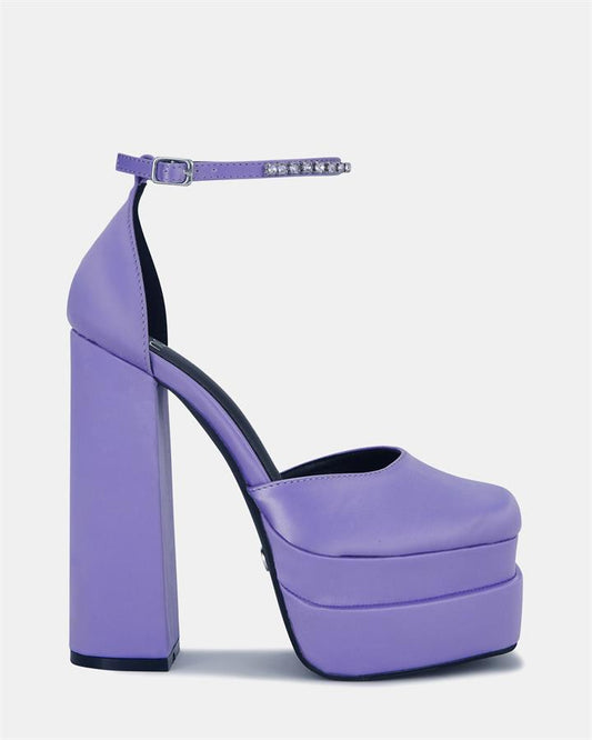 Image of Sandals. Product name - Zaguar Women's Fast Fashion PURPLE Novo Sandals in Purple colour by brand - NOVO