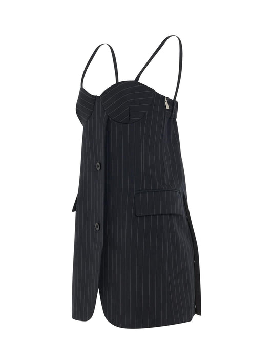 SACAI Chalk Stripe Camisole (Navy)