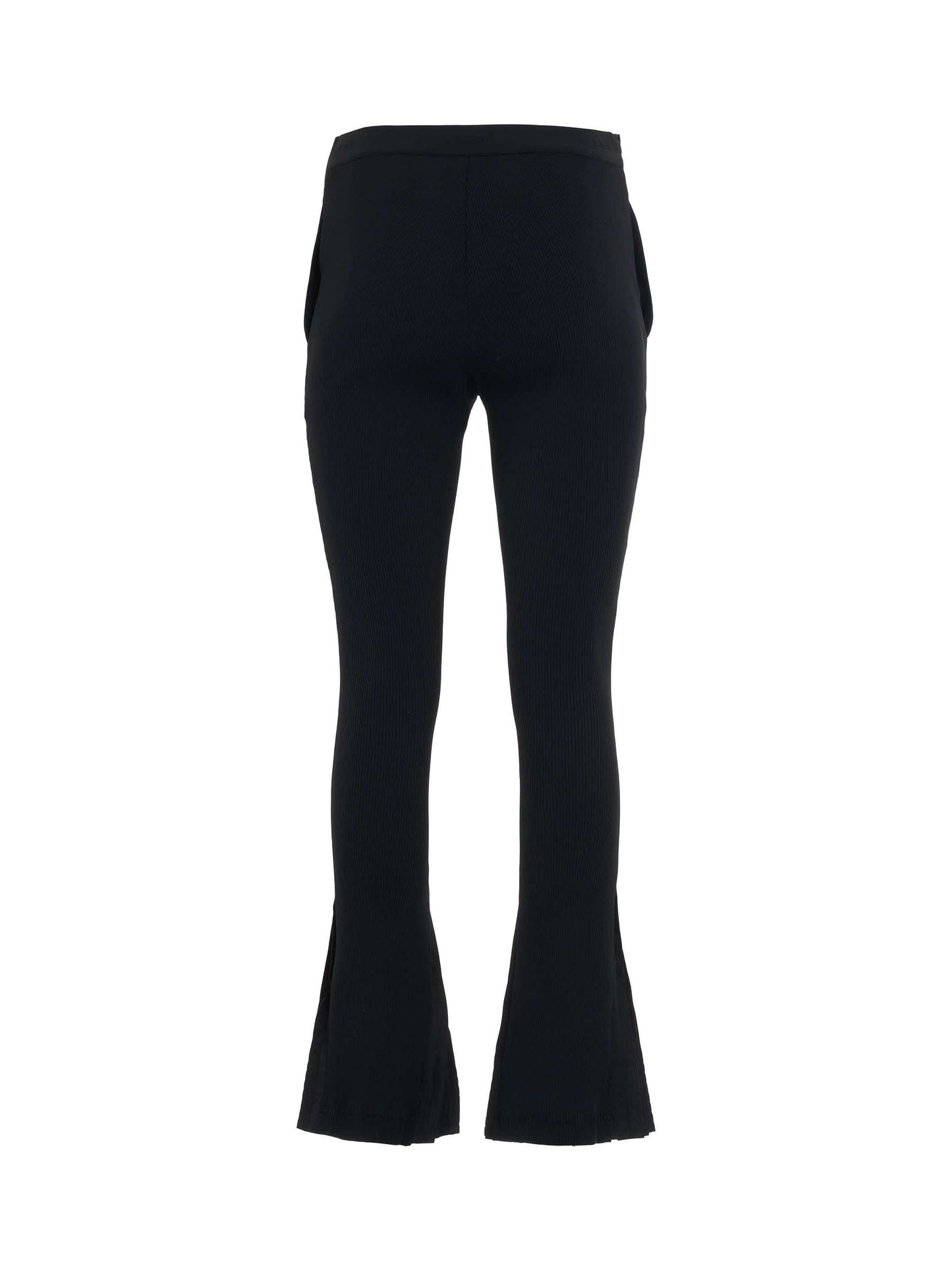 SACAI Cotton Gabardine Pleated Pants (Black)