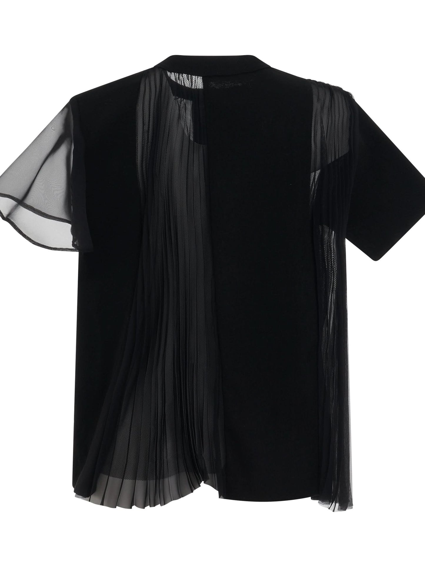 SACAI Classic Cotton Jersey T-Shirts (Black)