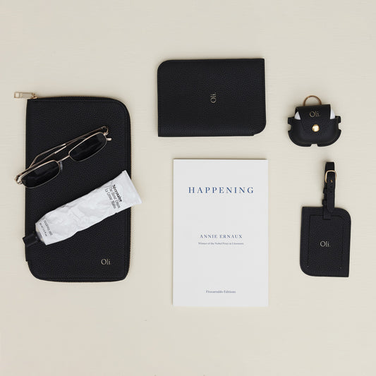 The Daily Edited Olivia Passport Holder (Black)