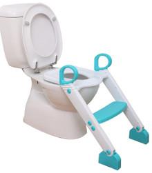 Image of Accessories. Product name - Dreambaby Step-Up Toilet Topper Aqua & White in colour by brand - Toymate