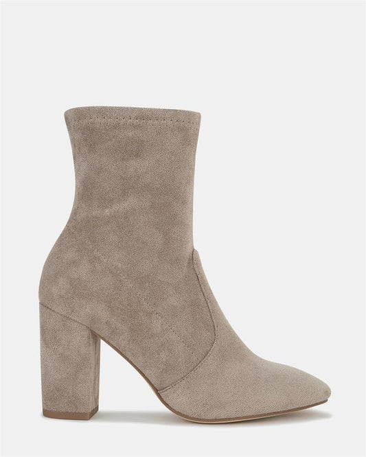 Image of Boots. Product name - Kellan Women's Boot High Heel TAUPE Novo Boots in Taupe colour by brand - NOVO