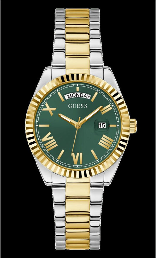 Image of Watches. Productname: Guess Luna Green Women's Watch GW0308L5 in Watch colour by brand - Guess