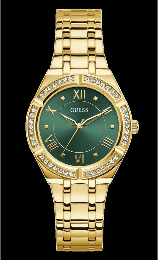 Image of Watches. Productname: Guess Cosmo Green Women's Watch GW0033L8 in Watch colour by brand - Guess