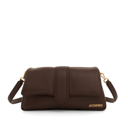Image of Bags. Productname: JACQUEMUS Le Bambimou Leather Bag in BROWN colour by brand - JACQUEMUS