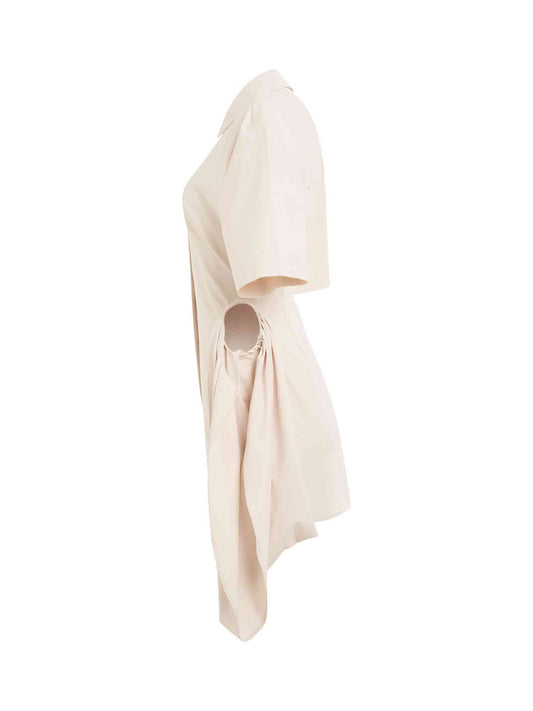 JACQUEMUS Camisa Dress (Ivory)