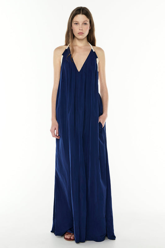 Image of Dresses. Productname: Tight Rope Dress in MARINE colour by brand - Manning Cartell