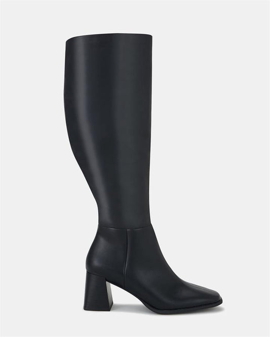 Image of Boots. Product name - Orva Women's Boot High Heel BLACK Novo Boots in Black colour by brand - NOVO