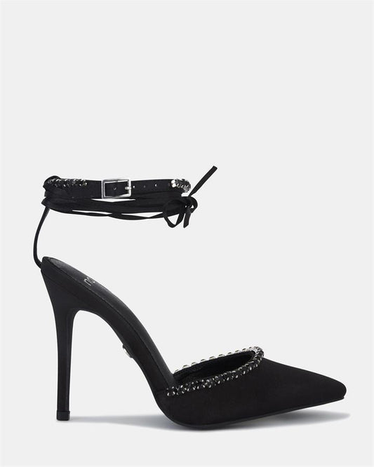 Image of Sandals. Product name - Zirgo Women's Fast Fashion BLACK Novo Sandals in Black colour by brand - NOVO