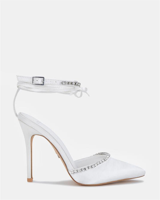 Image of Sandals. Product name - Zirgo Women's Fast Fashion WHITE Novo Sandals in White colour by brand - NOVO