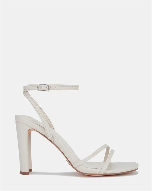 Image of Sandals. Product name - Midnights Women's Strappy High Heel CREAM Novo Sandals in Cream colour by brand - NOVO