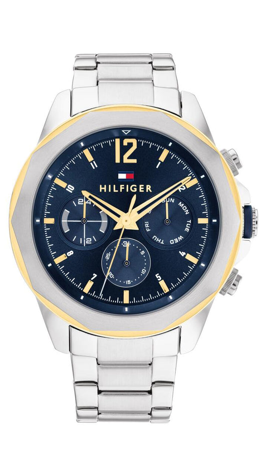 Image of Watches. Productname: Tommy Hilfiger Lars Stainless Steel Navy Dial Men's Watch 1792059 in Watch colour by brand - Tommy Hilfiger