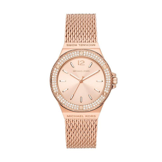 Image of Watches. Productname: Michael Kors Lennox Rose Gold Women's Watch MK7336 in Watch colour by brand - Michael Kors