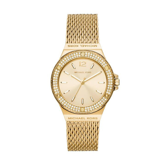 Image of Watches. Productname: Michael Kors Lennox Gold Women's Watch MK7335 in Watch colour by brand - Michael Kors