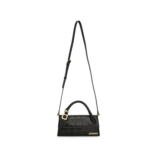 Image of Bags. Productname: JACQUEMUS Le Chiquito Long Boucle Leather Bag in BLACK colour by brand - JACQUEMUS