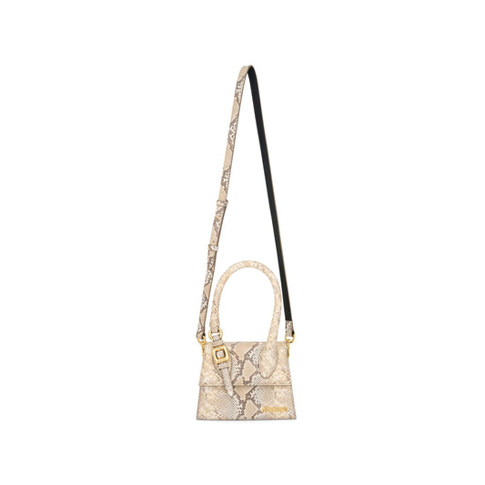 Image of Bags. Productname: JACQUEMUS Le Chiquito Moyen Boucle Leather Bag in BEIGE colour by brand - JACQUEMUS